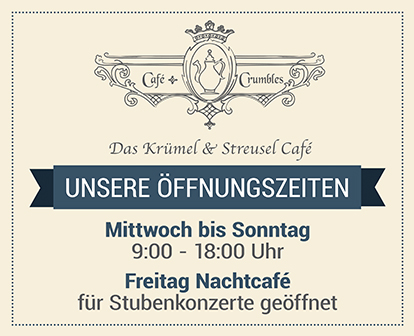 Cafe Crumbles Öffnungszeiten Café Crumbles - Das Krümel und Streuselcafé im englischen Landhausstil