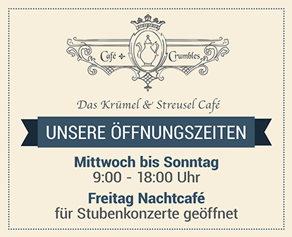 Café Crumbles - Das Krümel und Streuselcafé im englischen Landhausstil